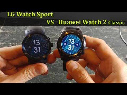 huawei watch 2 vs lg watch sport